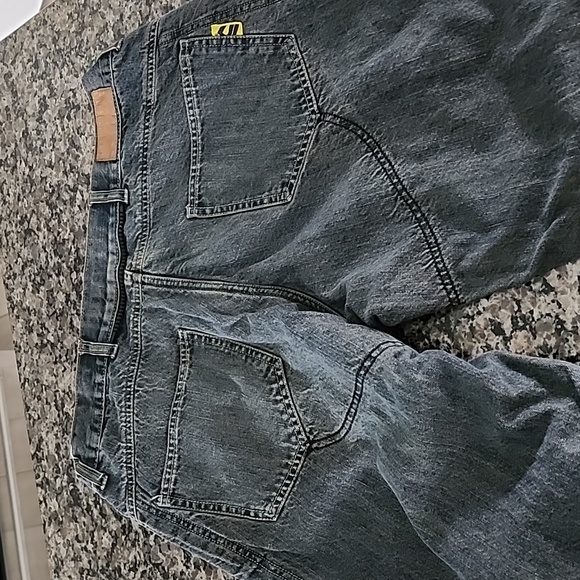 Bilt Iron Workers Jeans Mens 38  Denim Pants with knee pads - Picture 5 of 10